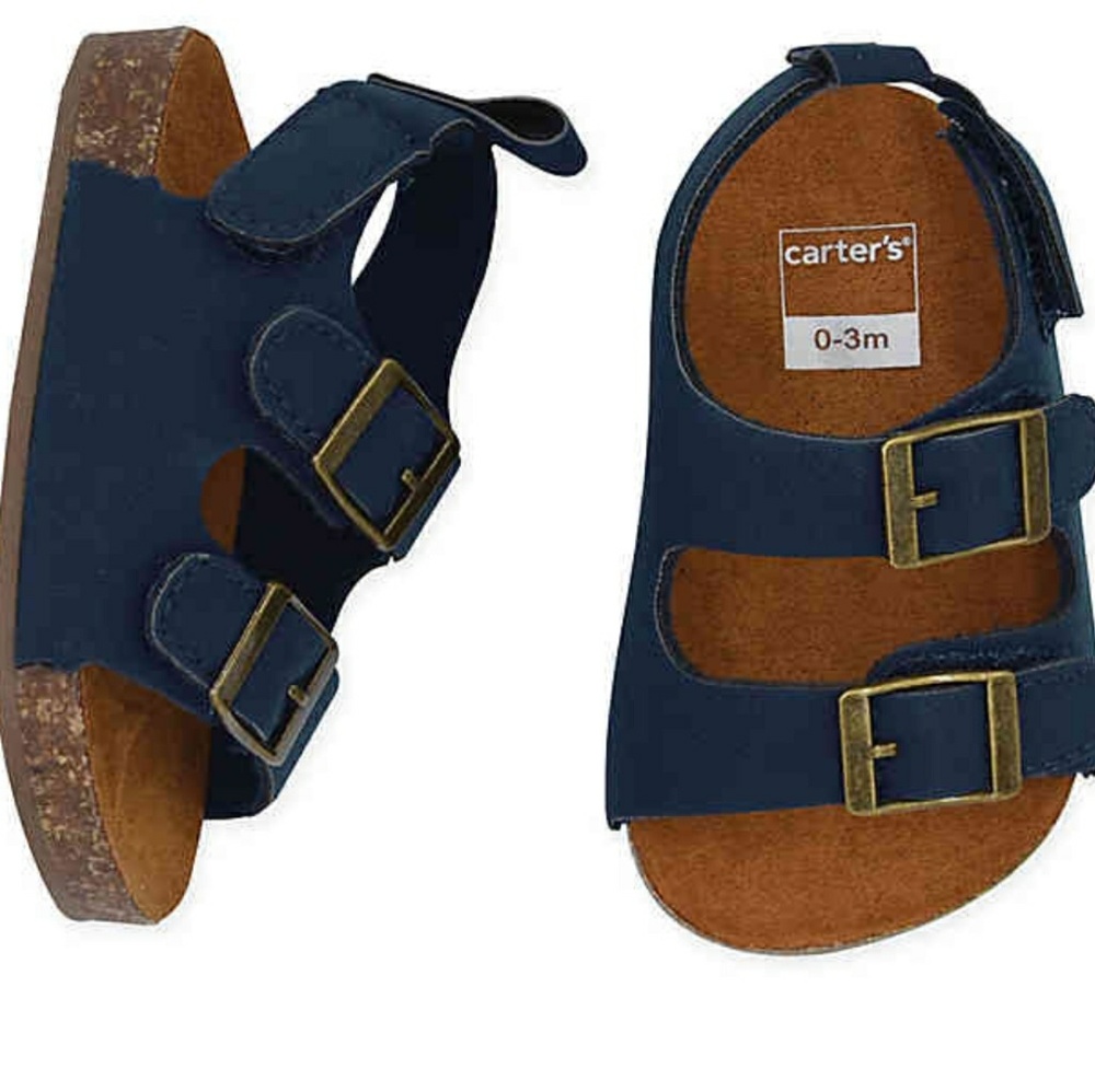 Carter's baby boy cork sandals